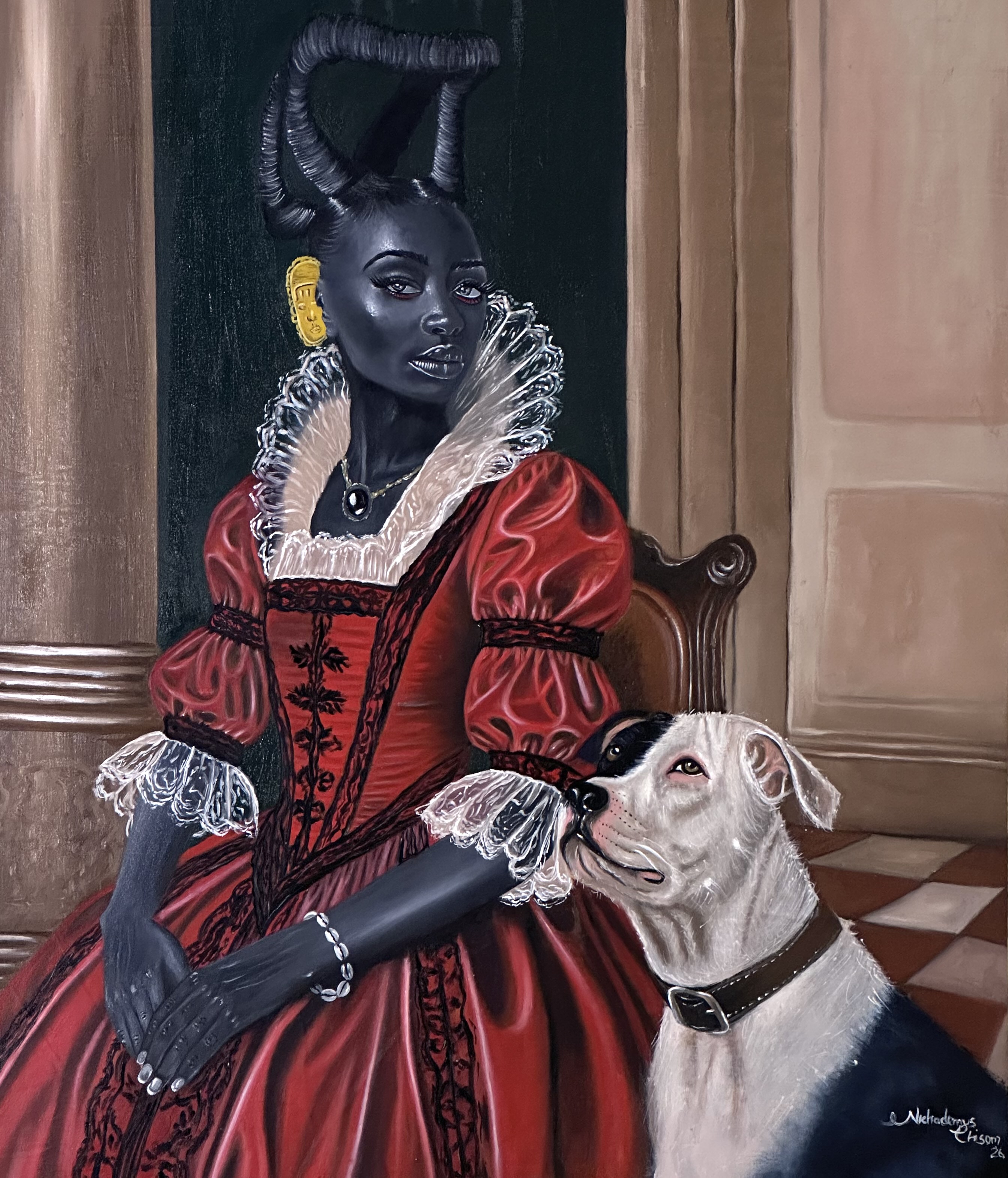 The sovereign and her sentinel 